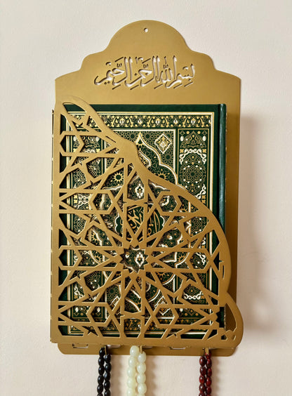 Estante de Libros Islámicos | para El Noble Corán القرآن الكريم y tesbih تَسْبِيح |